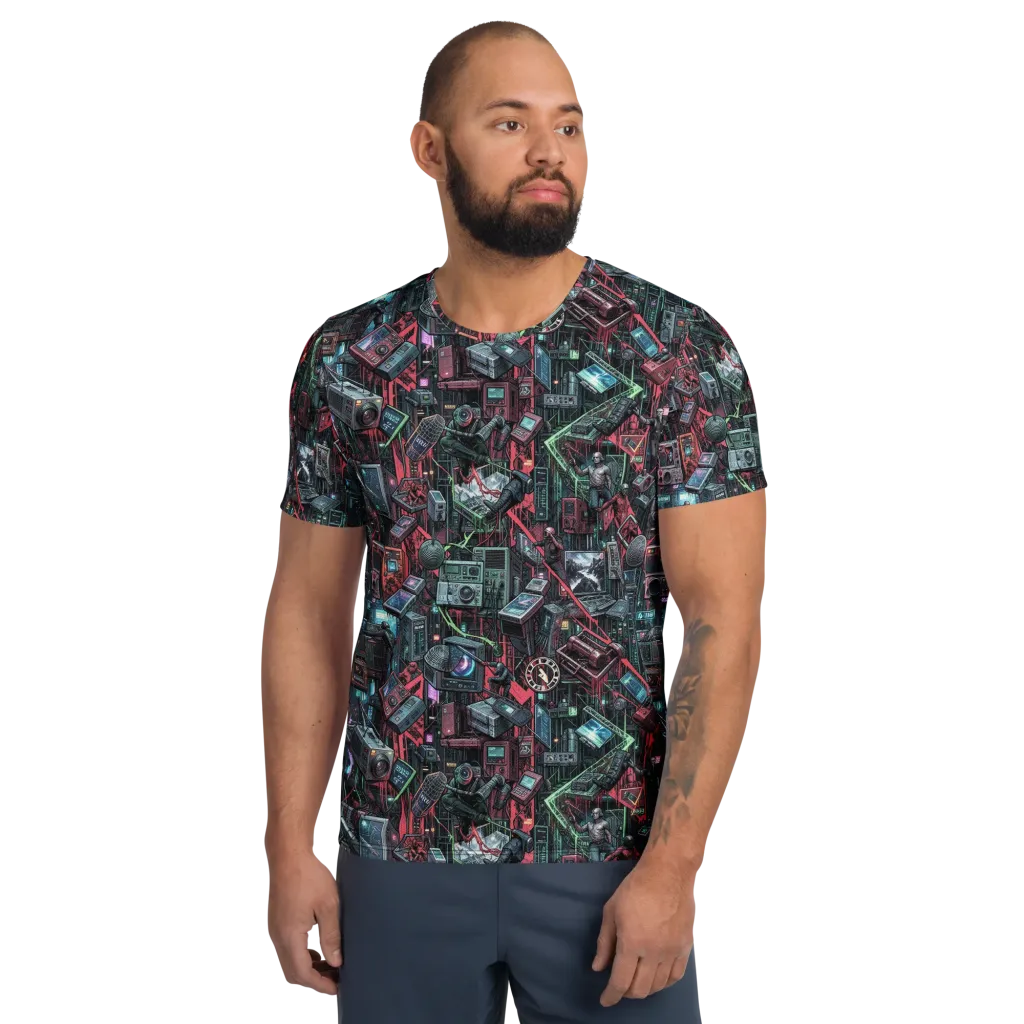 Circuit Catacomb on Men's Athletic T-Shirt — Front