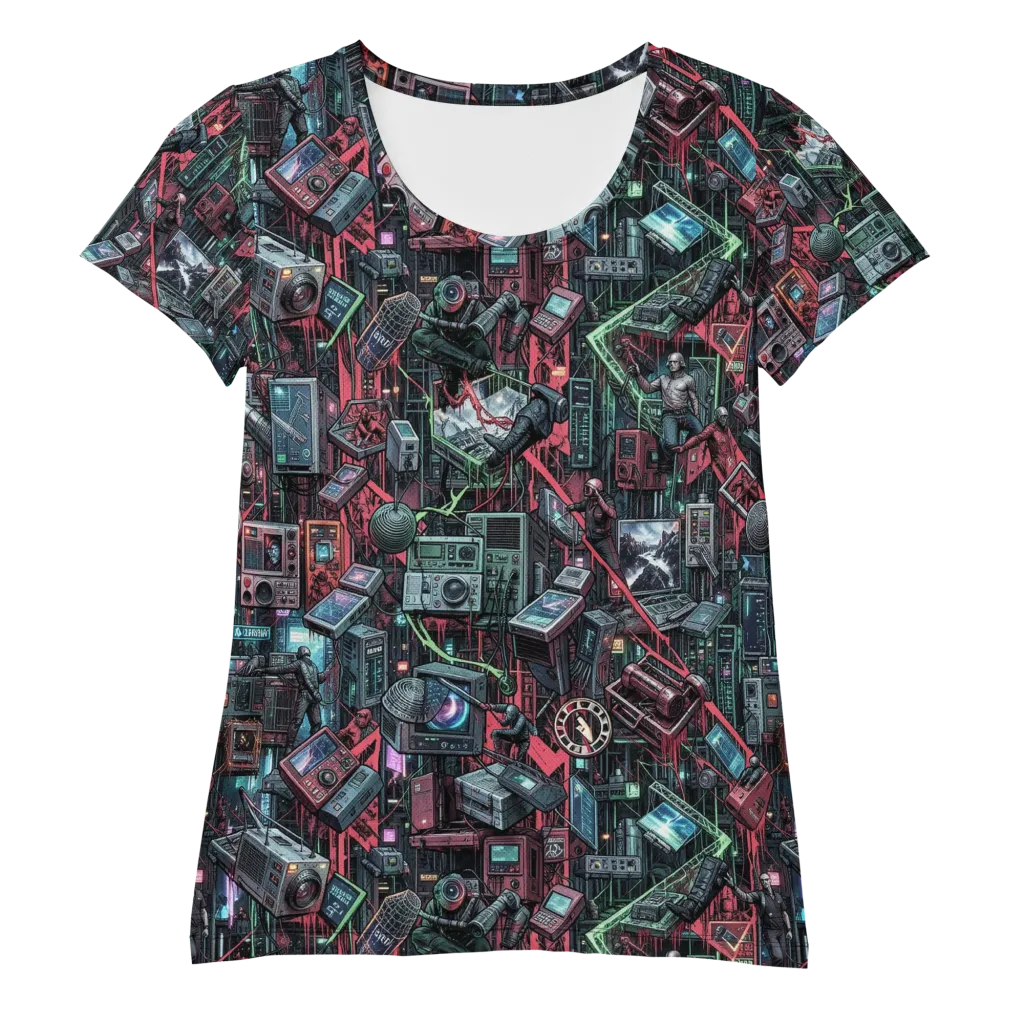 Circuit Catacomb on Women's Athletic T-Shirt — Front