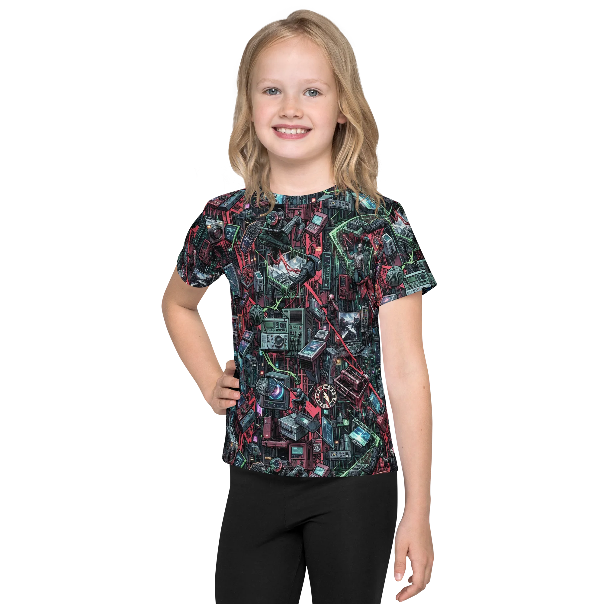 Circuit Catacomb on Kids Crew Neck T-Shirt — Front