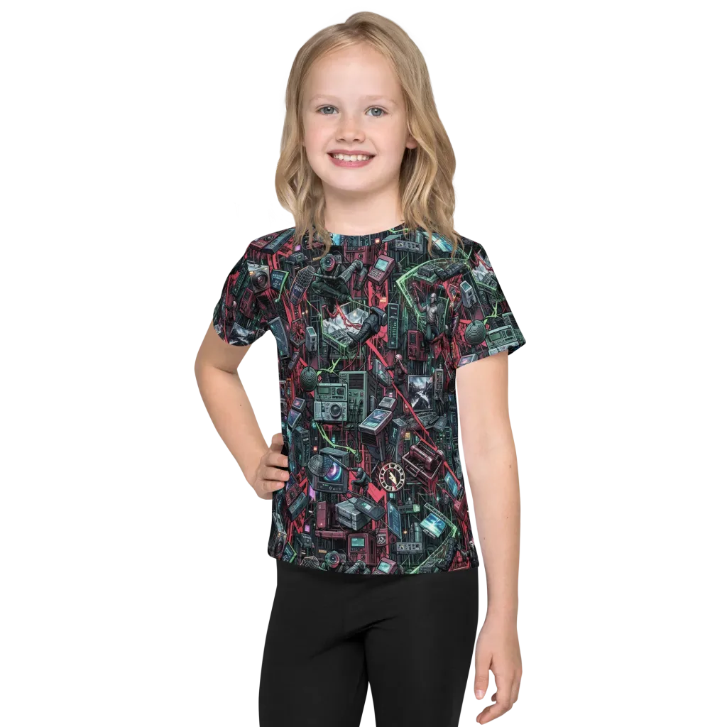 Circuit Catacomb on Kids Crew Neck T-Shirt — Front