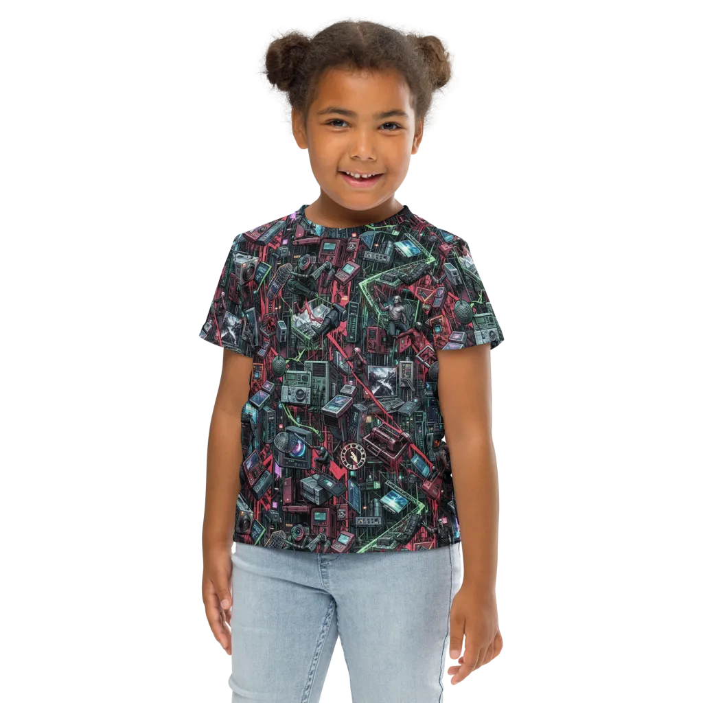 Circuit Catacomb on Kids Crew Neck T-Shirt — Front