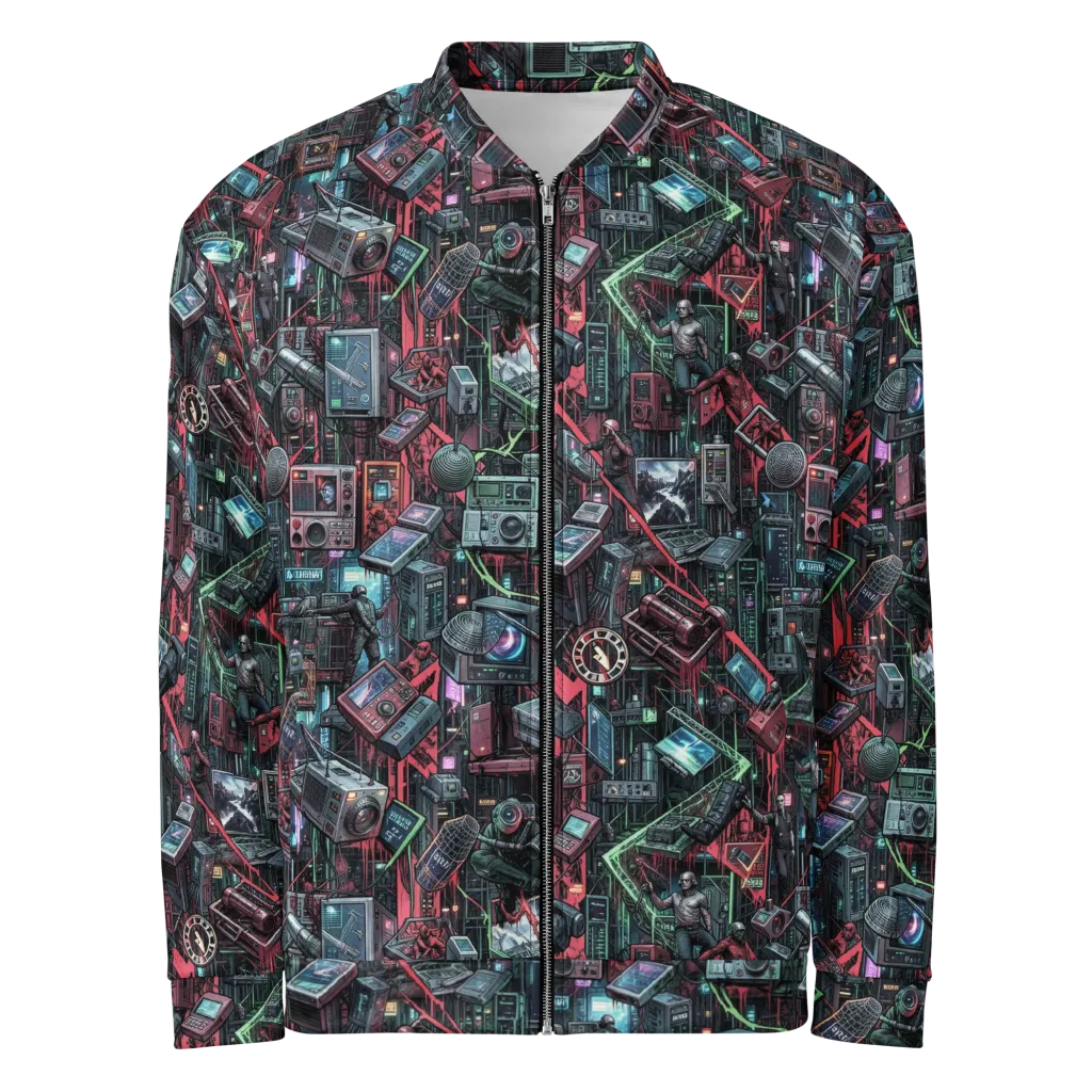 Circuit Catacomb on Bomber Jacket — Front