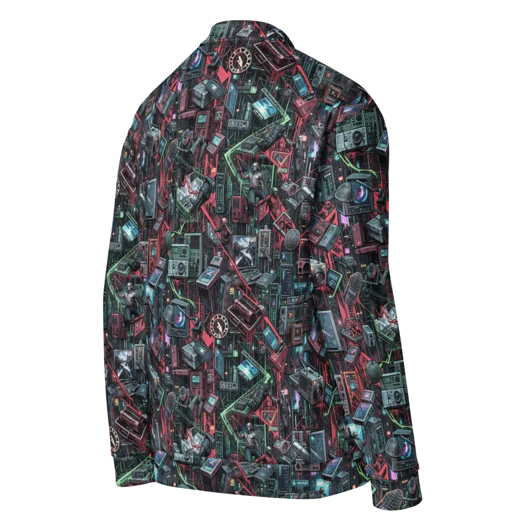 Circuit Catacomb on Bomber Jacket — Right Back
