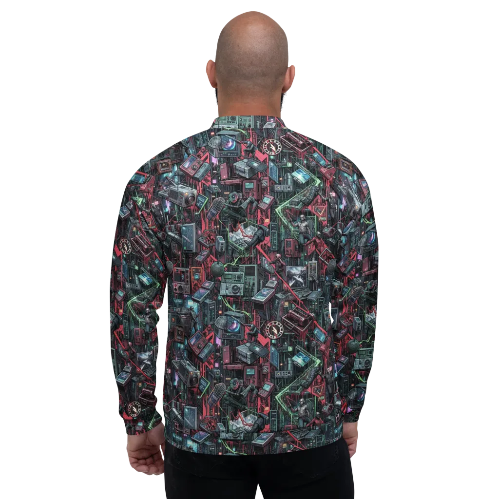 Circuit Catacomb on Bomber Jacket — Back