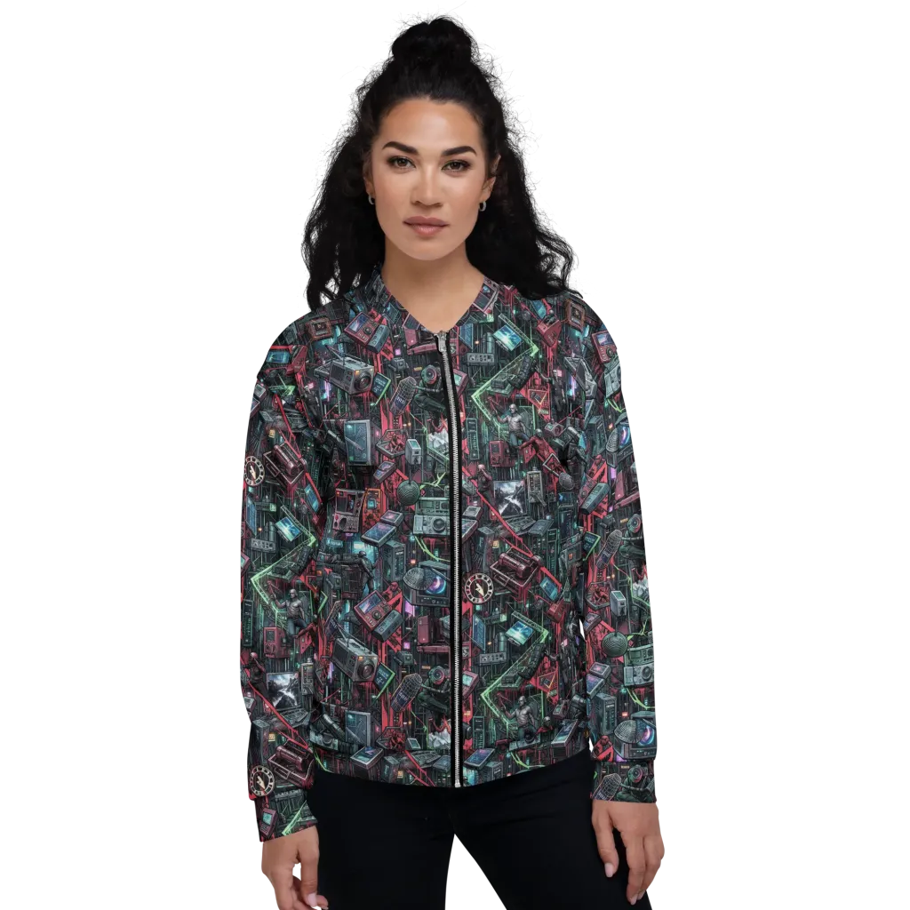 Circuit Catacomb on Bomber Jacket — Front