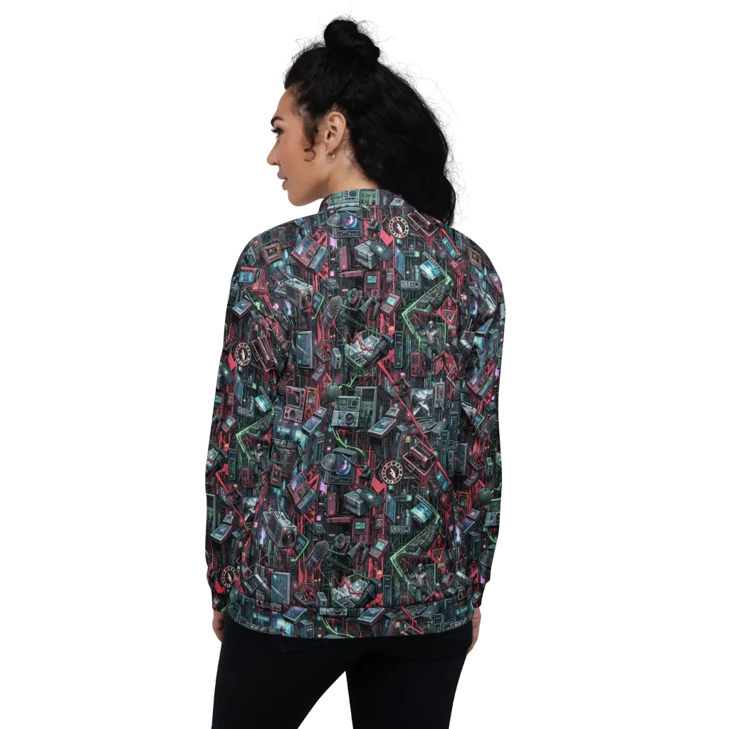 Circuit Catacomb on Bomber Jacket — Back