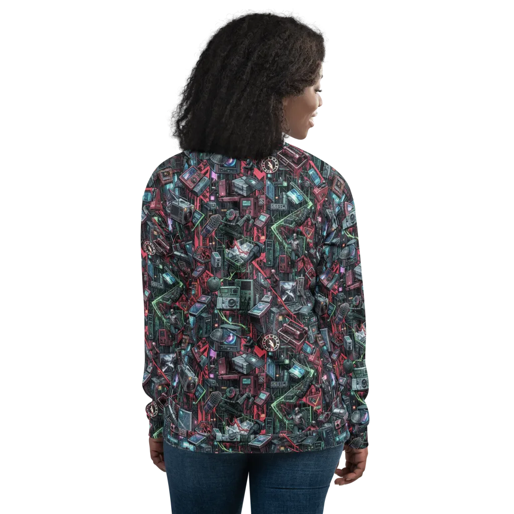 Circuit Catacomb on Bomber Jacket — Back