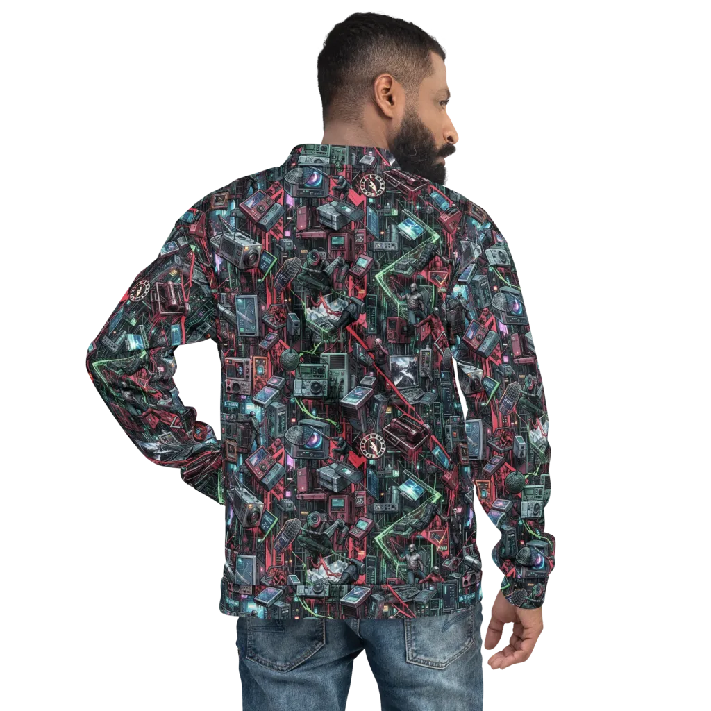 Circuit Catacomb on Bomber Jacket — Back