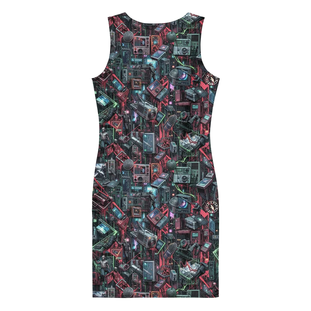 Circuit Catacomb on Bodycon Dress — Back