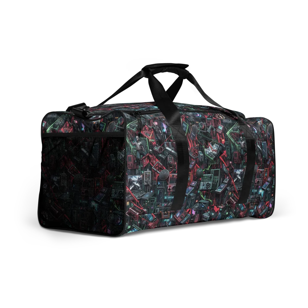 Circuit Catacomb on Duffle Bag — Right Front