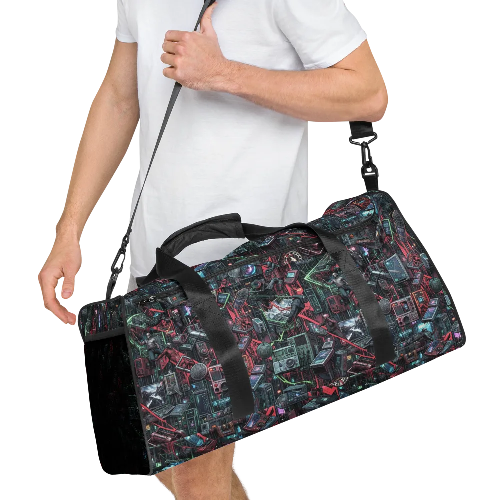 Circuit Catacomb on Duffle Bag — Right Front