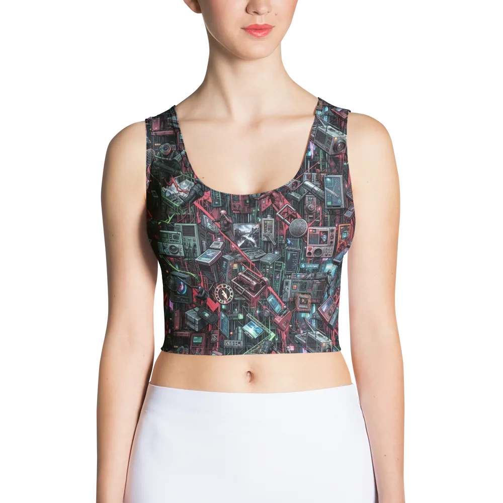 Circuit Catacomb on Crop Top — Front