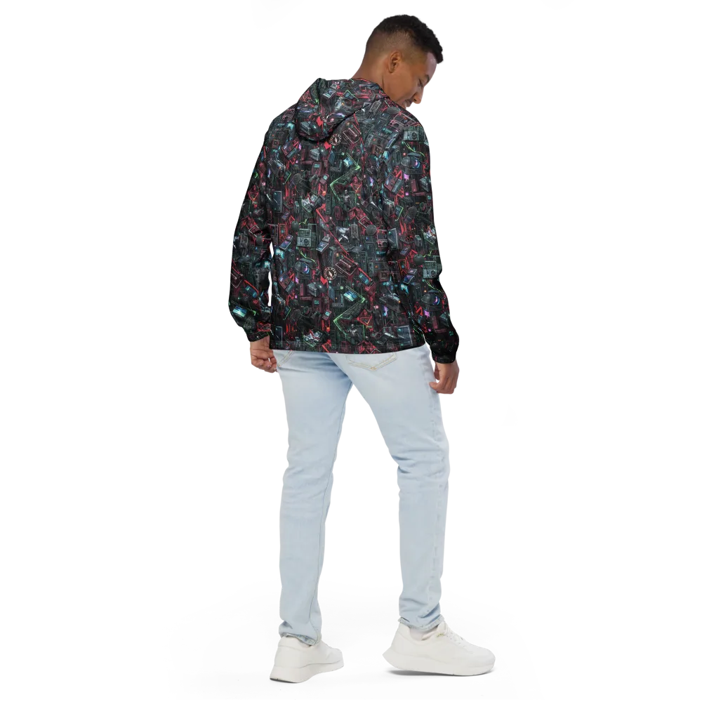 Circuit Catacomb on Men's Windbreaker — Back