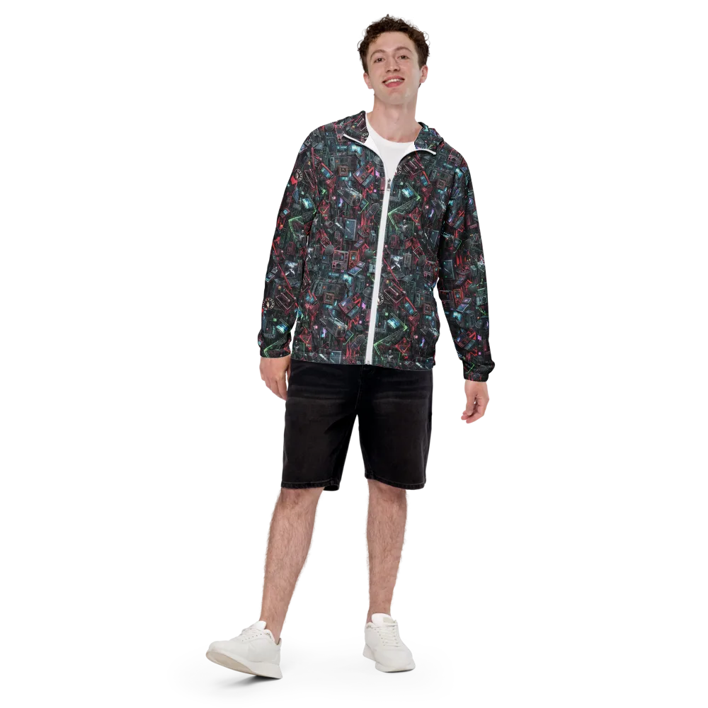 Circuit Catacomb on Men's Windbreaker — Front