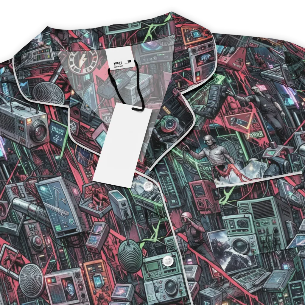 Circuit Catacomb on Women's Short Sleeve Pajama Top — Product details