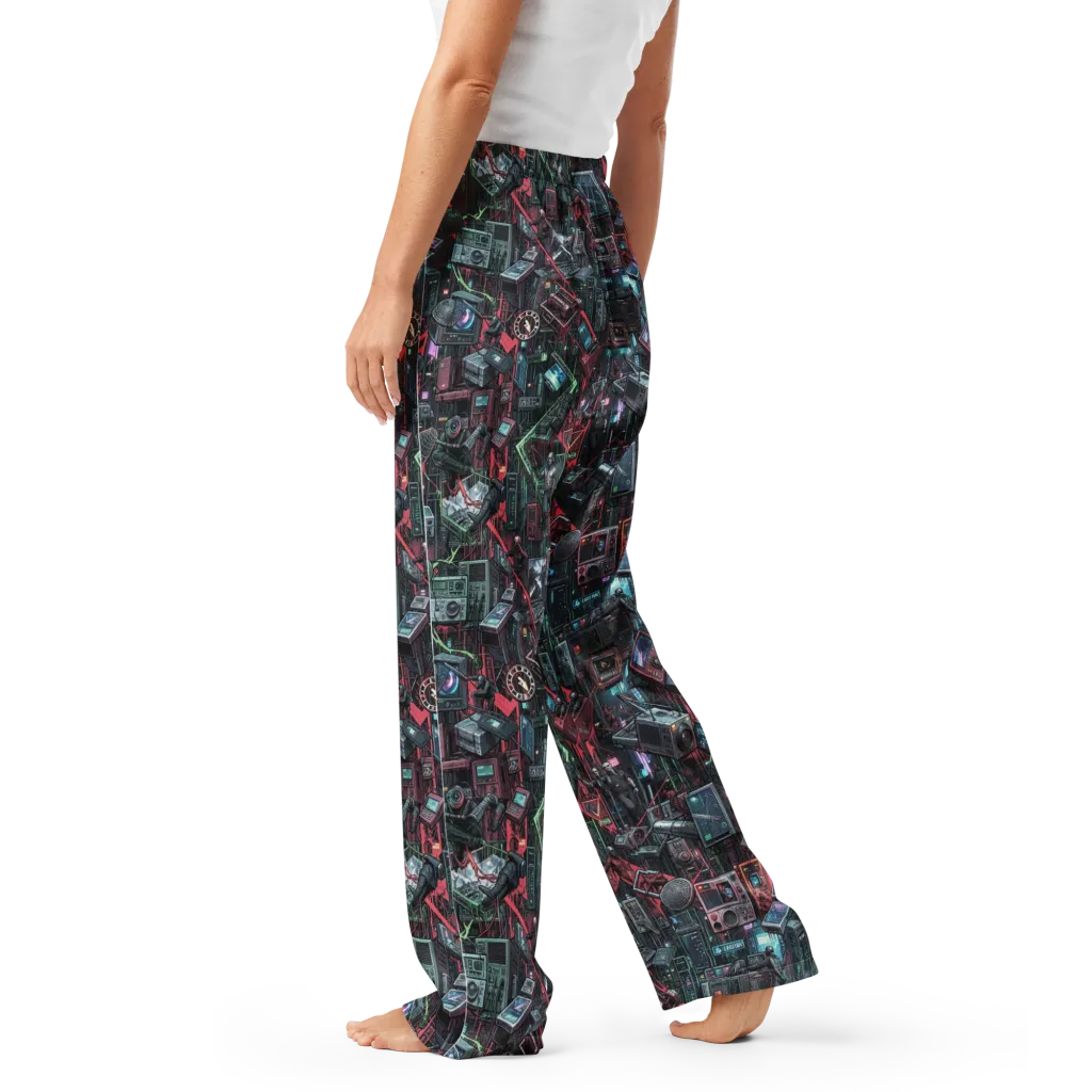 Circuit Catacomb on Women's Pajama Pants — Left