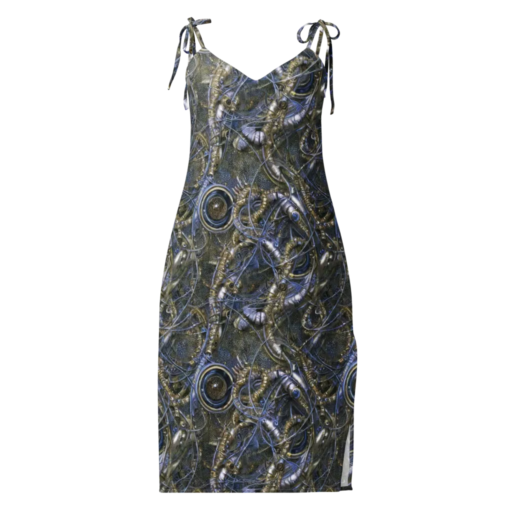 Chrome Shrimp on Slip Dress — Front