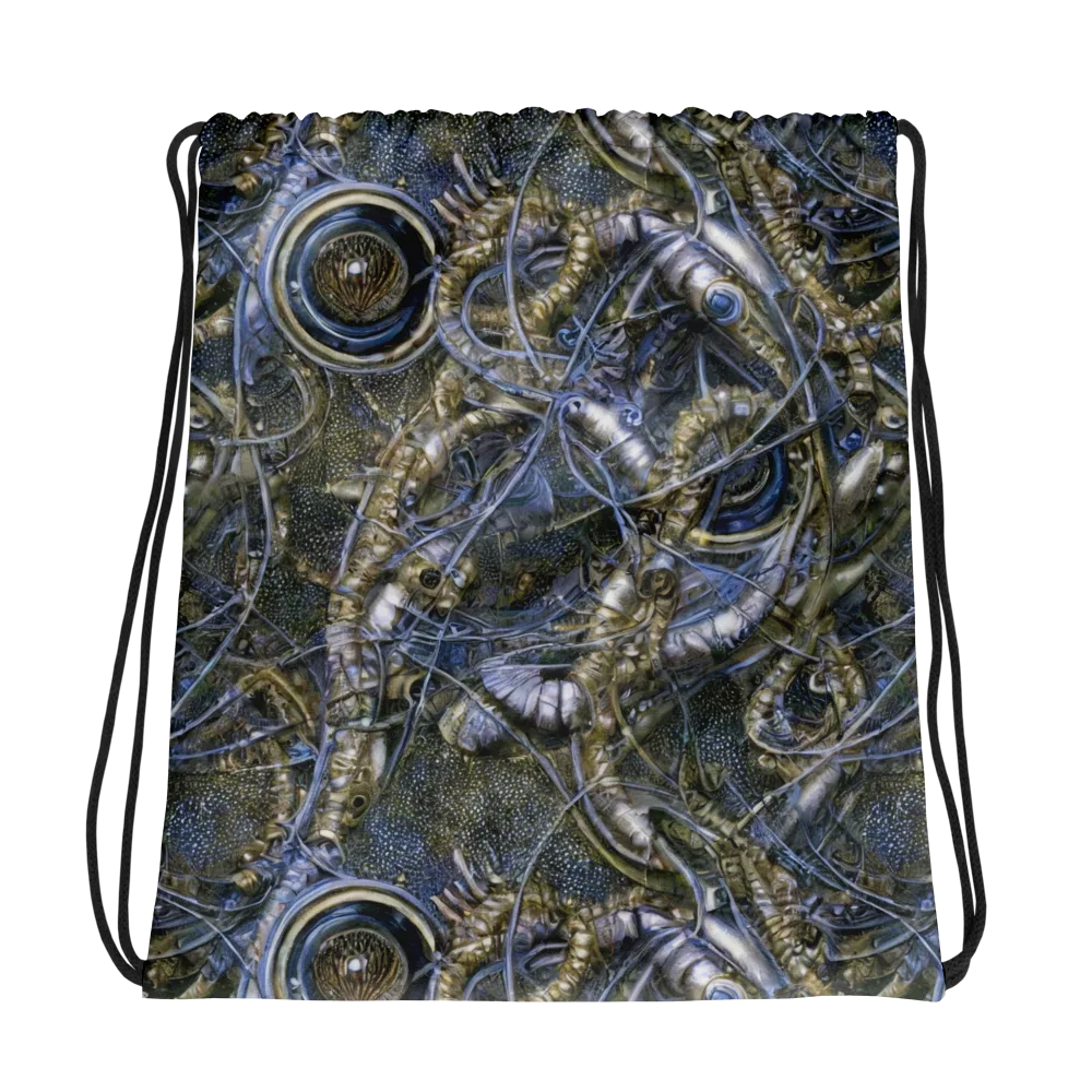 Chrome Shrimp on Drawstring Bag — Photo