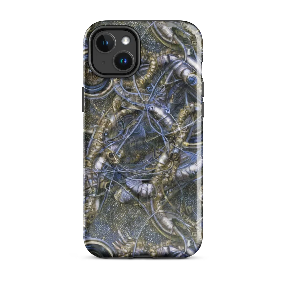 Chrome Shrimp on MagSafe Tough Case for iPhone® — Front