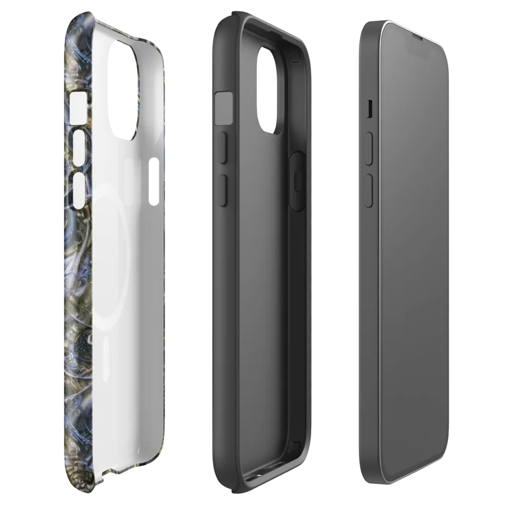 Chrome Shrimp on MagSafe Tough Case for iPhone® — Front