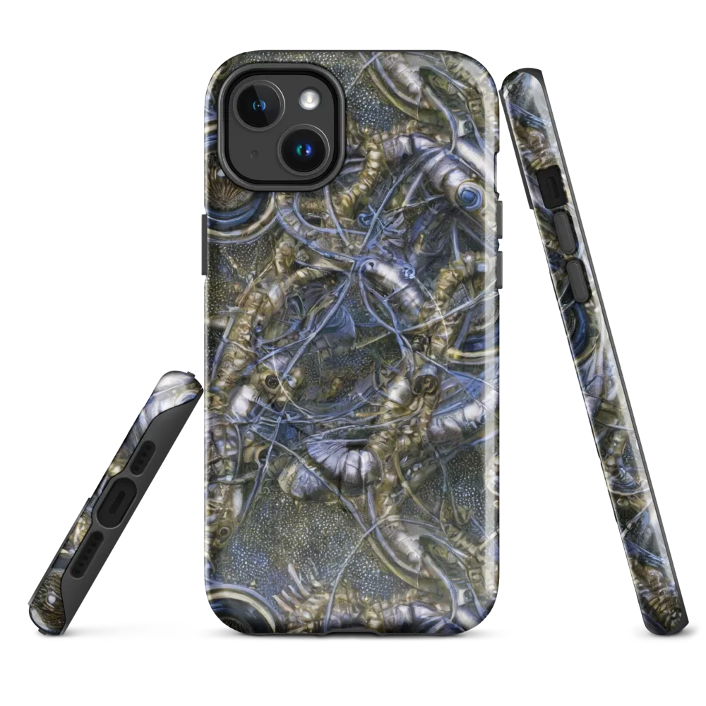 Chrome Shrimp on MagSafe Tough Case for iPhone® — Front