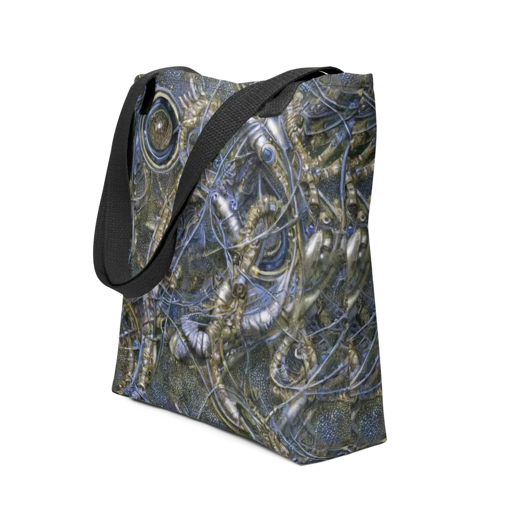 Chrome Shrimp on Tote Bag — Front