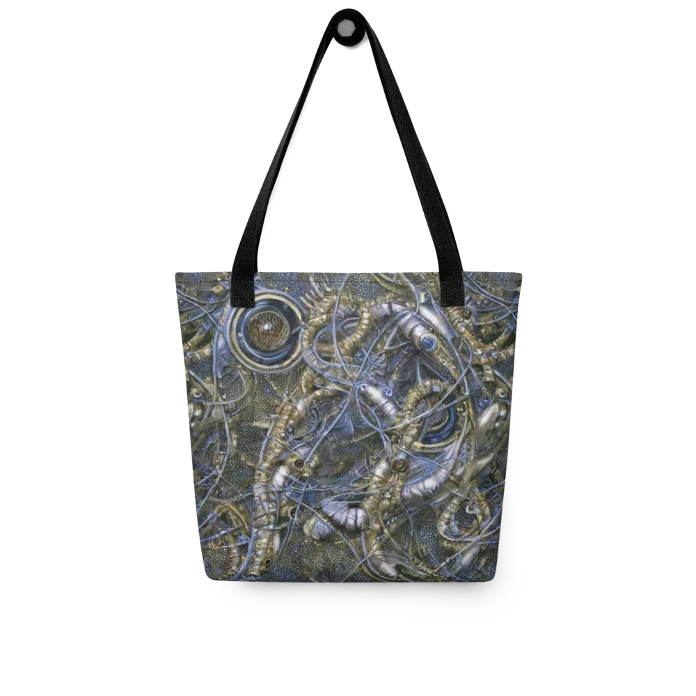 Chrome Shrimp on Tote Bag — Front