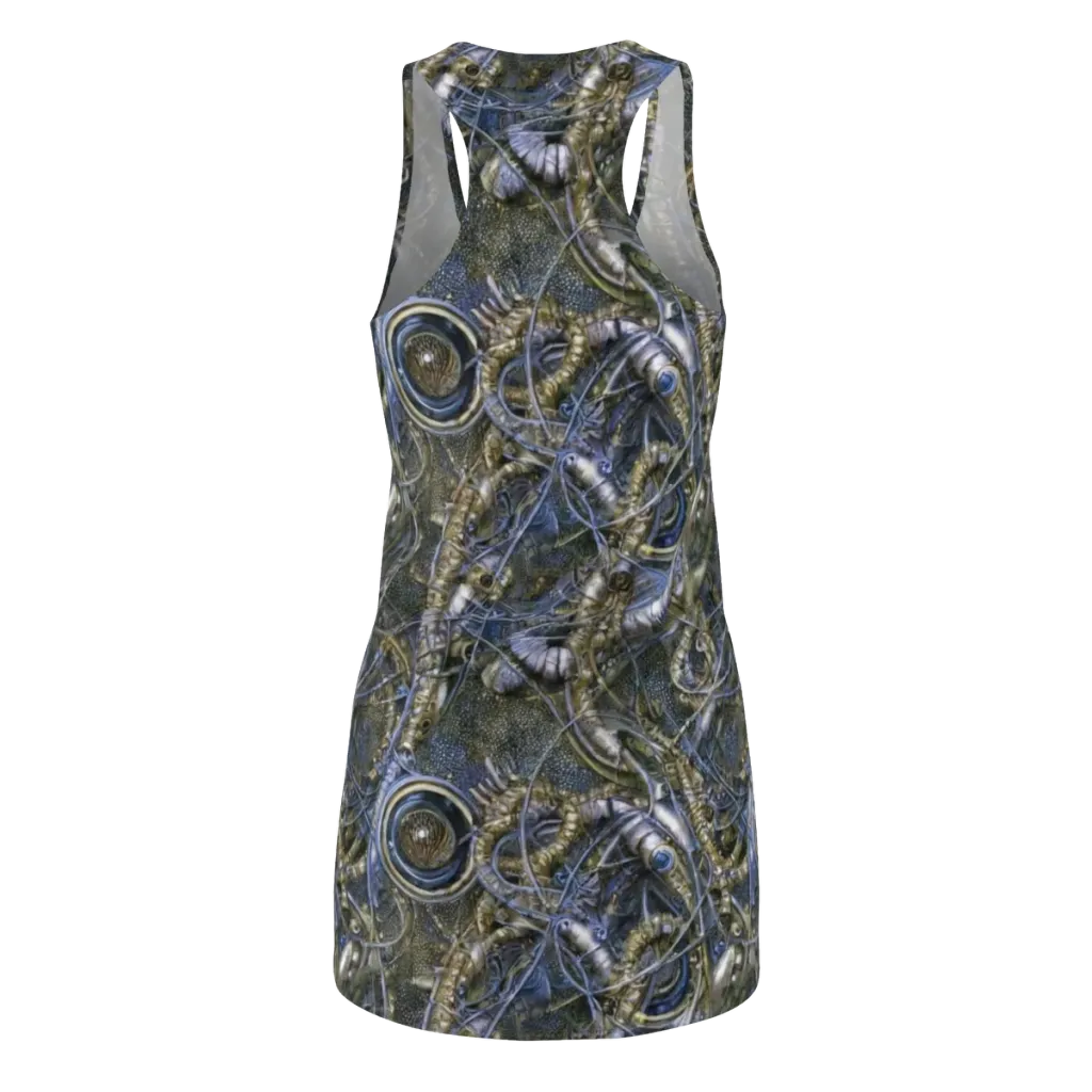 Chrome Shrimp on Racerback Dress — Back