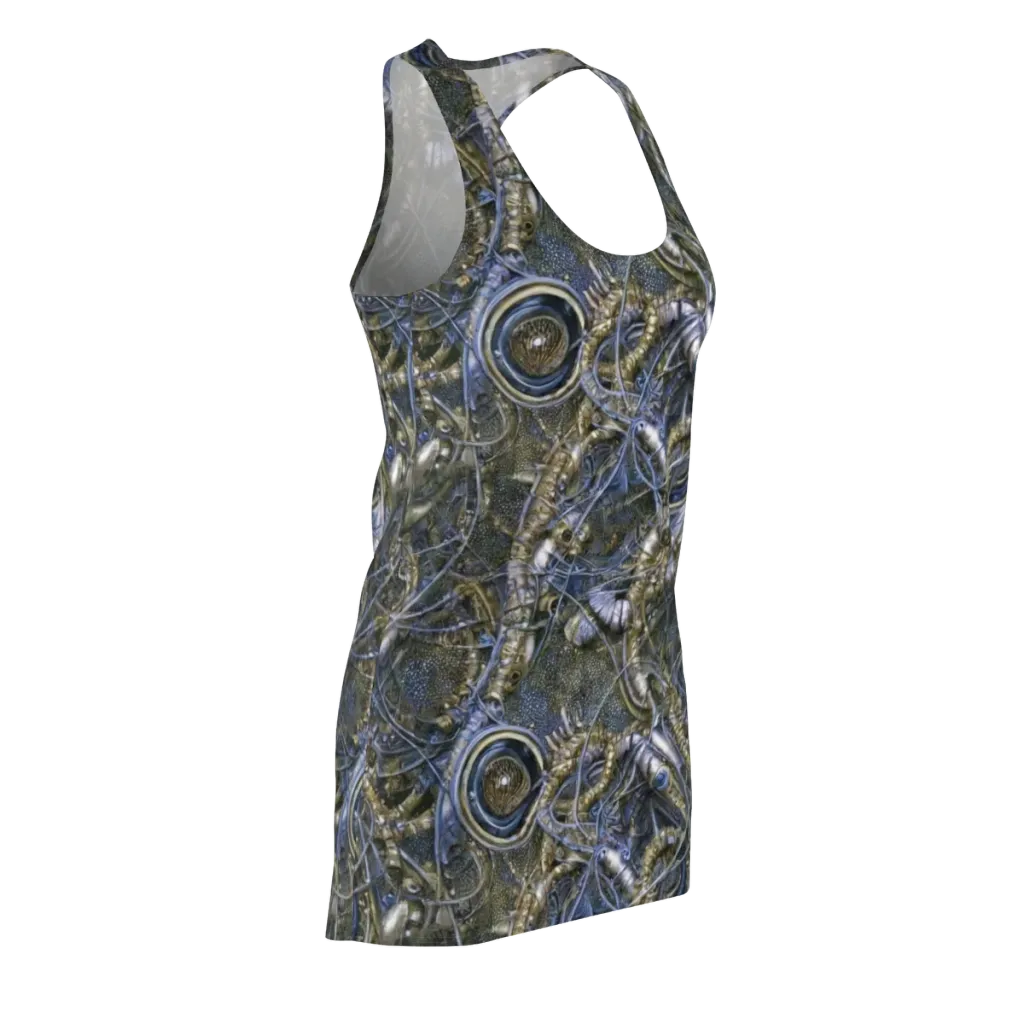 Chrome Shrimp on Racerback Dress — Front Side