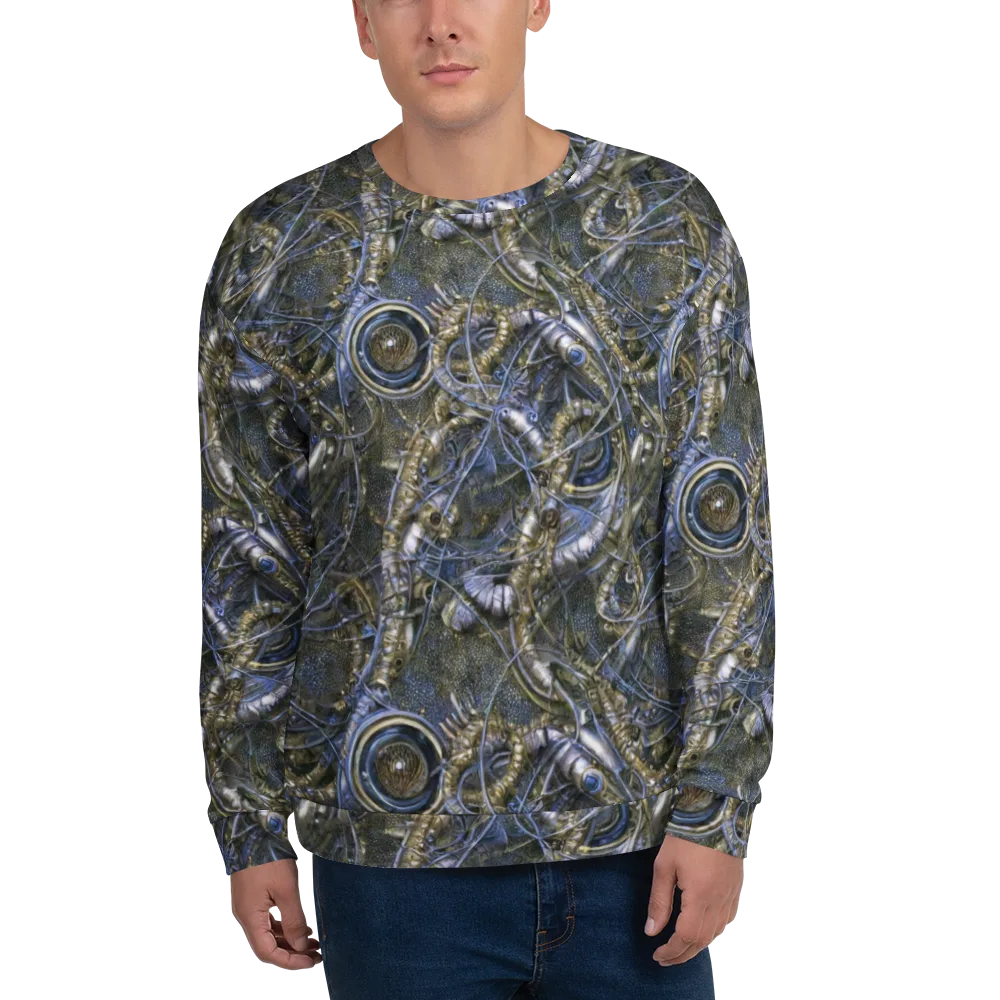 Chrome Shrimp on Sweatshirt — Front