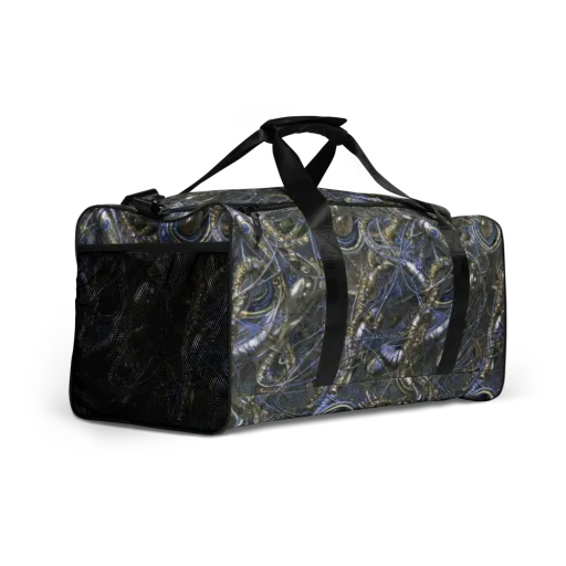 Chrome Shrimp on a Duffle Bag