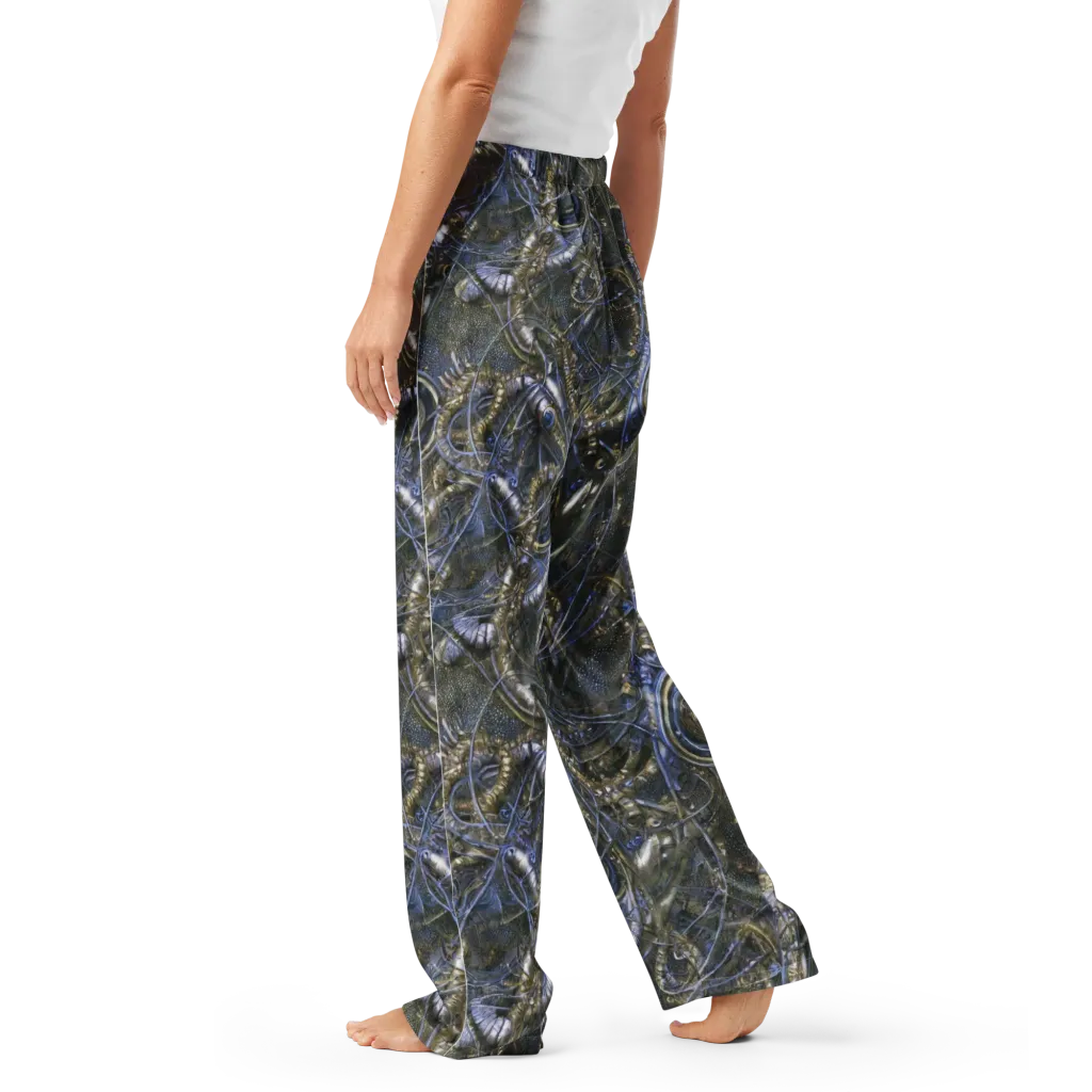 Chrome Shrimp on Women's Pajama Pants — Left