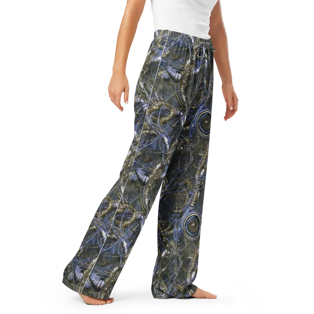 Chrome Shrimp on Women's Pajama Pants — Right Front