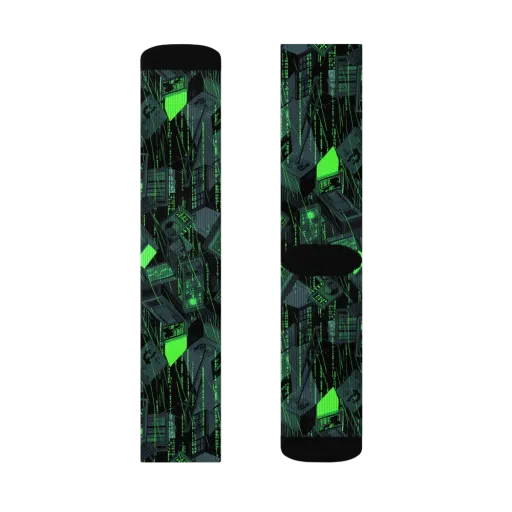 Neon Mainframe on a Socks