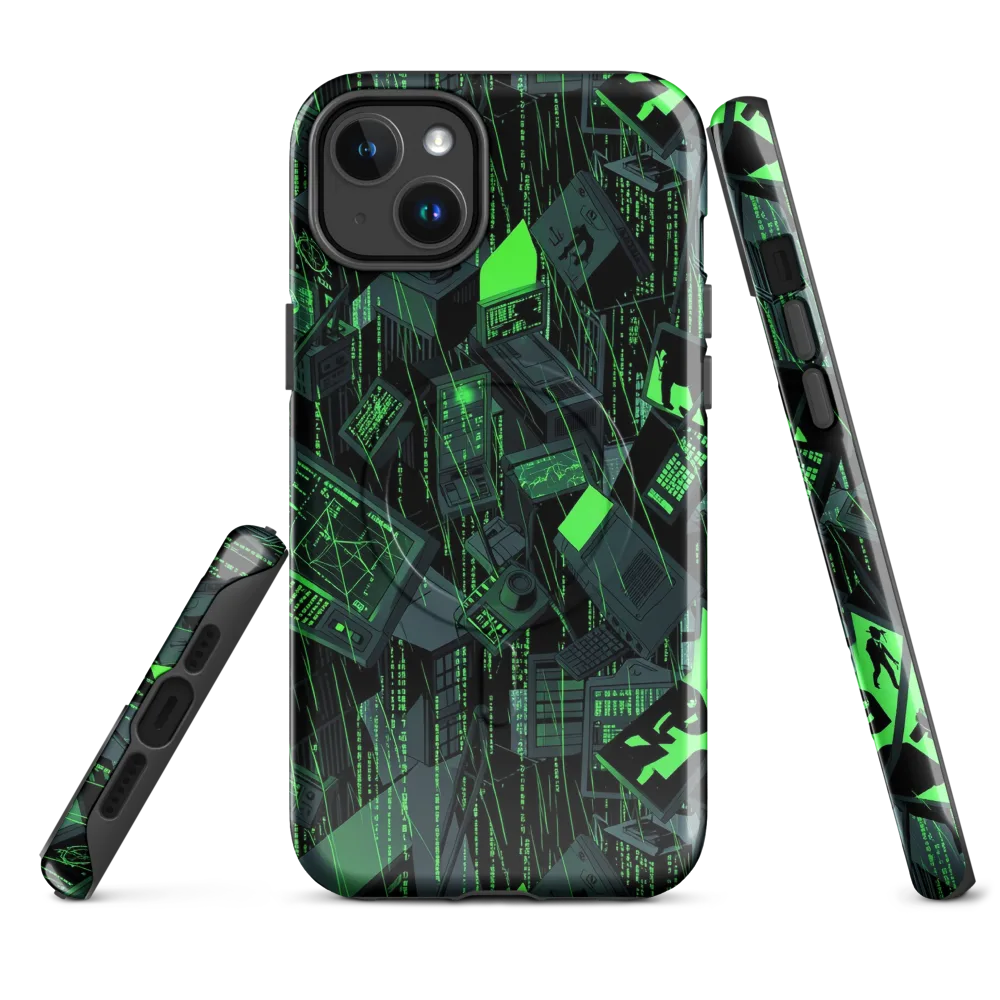 Neon Mainframe on MagSafe Tough Case for iPhone® — Front