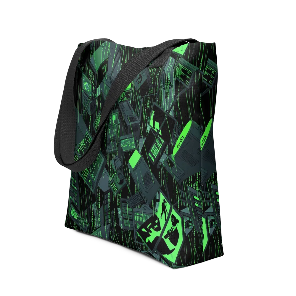 Neon Mainframe on Tote Bag — Front
