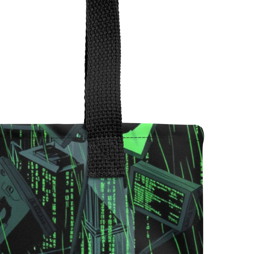 Neon Mainframe on Tote Bag — Product details
