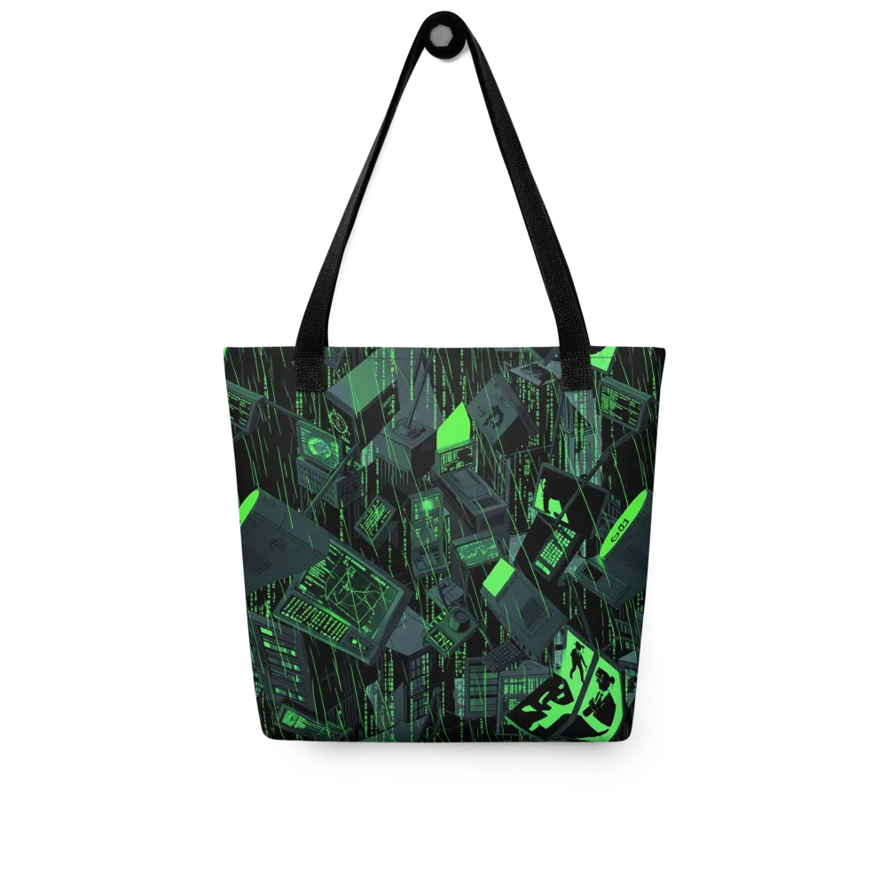Neon Mainframe on Tote Bag — Front