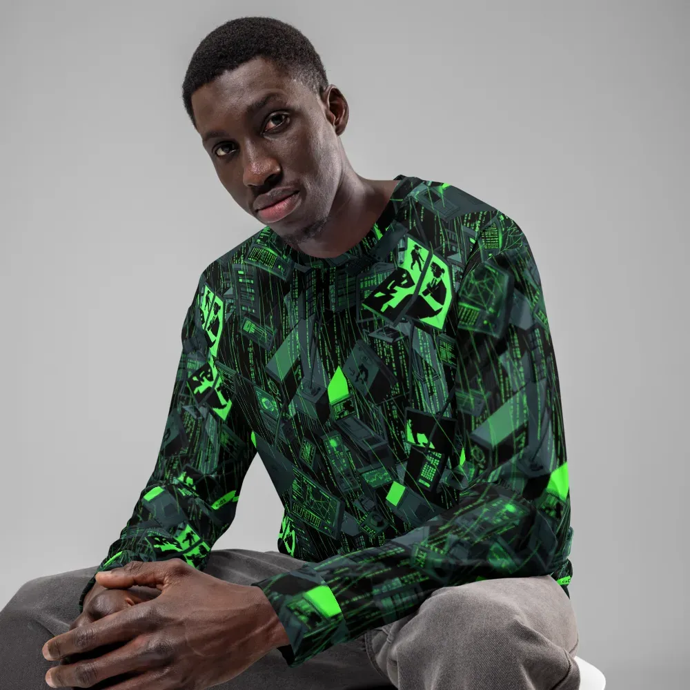 Neon Mainframe on Sweatshirt — Front