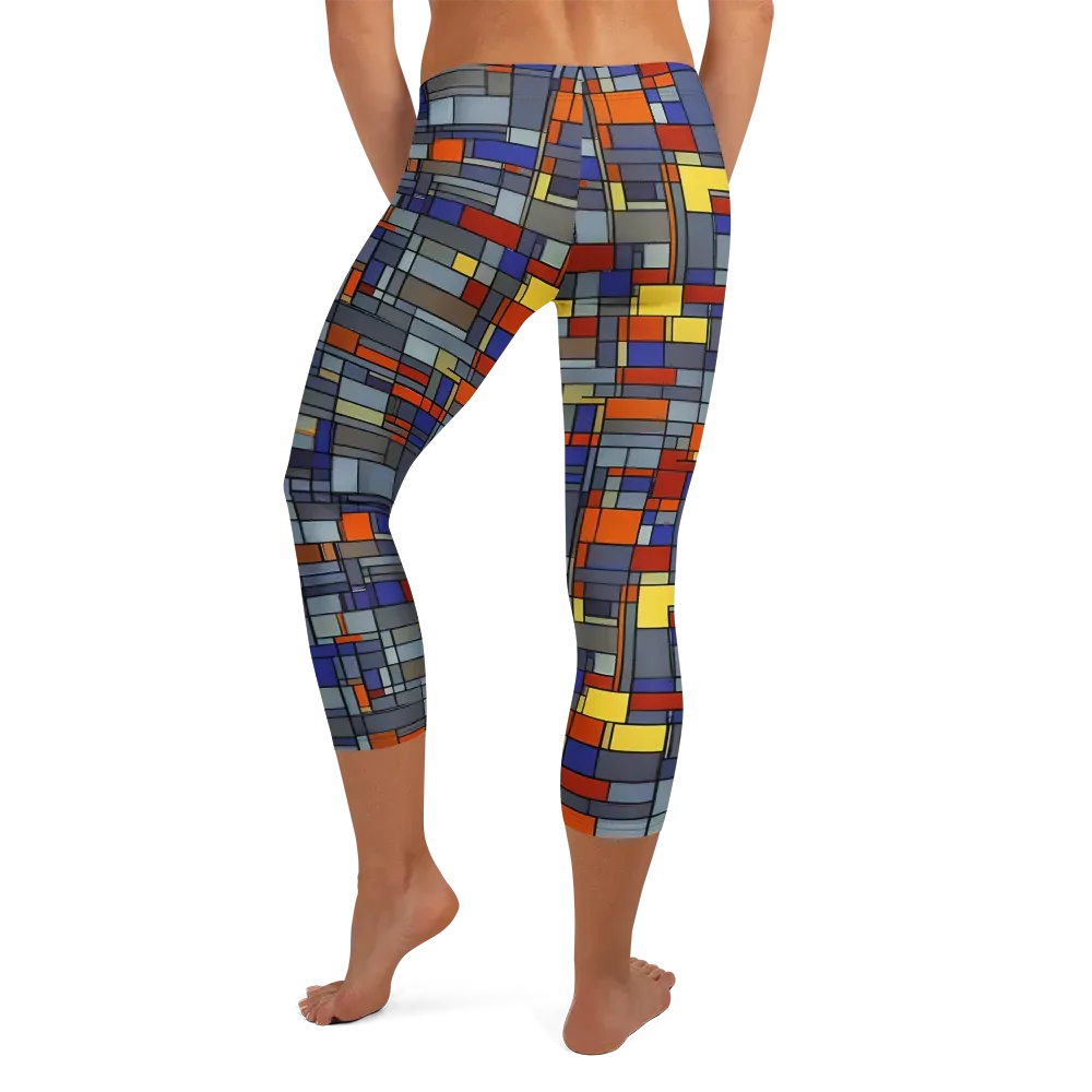 Cobalt City on Capri Leggings — Back