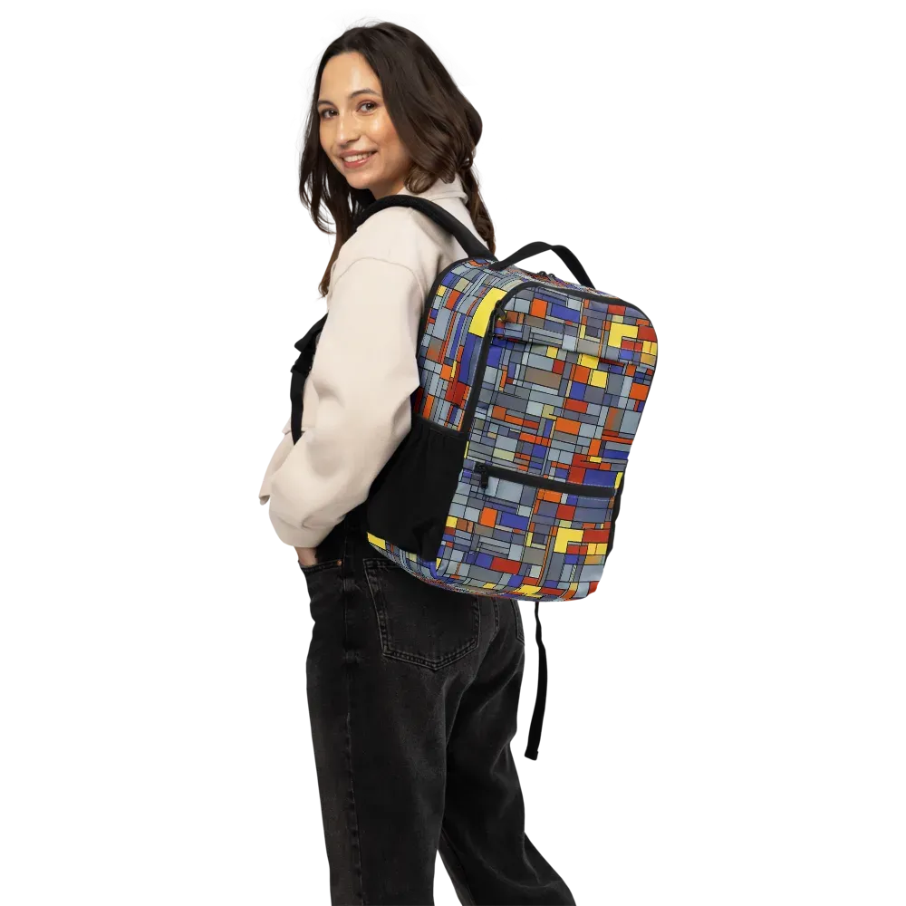 Cobalt City on Utility Backpack — Back