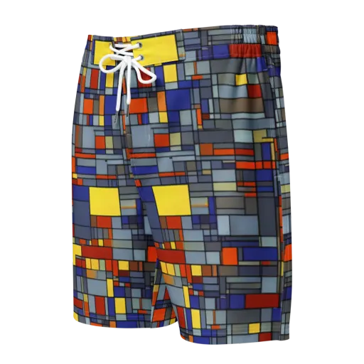 Cobalt City on a Men's Board Shorts