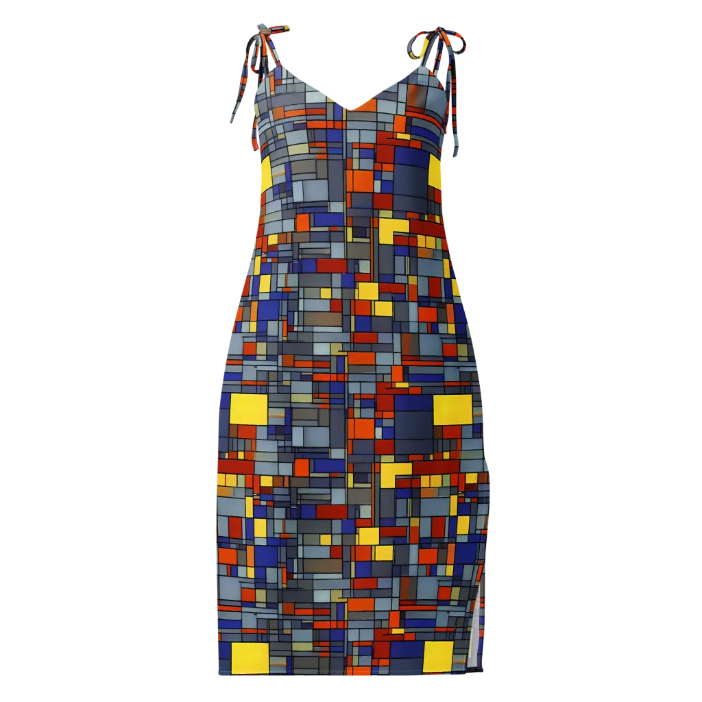 Cobalt City on Slip Dress — Front