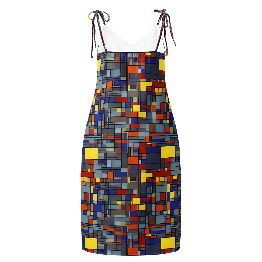 Cobalt City on Slip Dress — Back