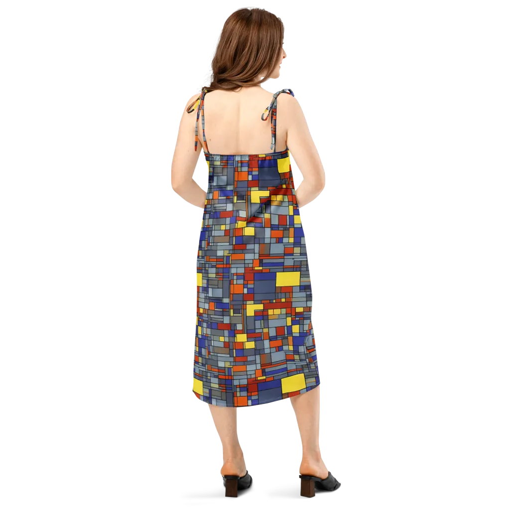 Cobalt City on Slip Dress — Back