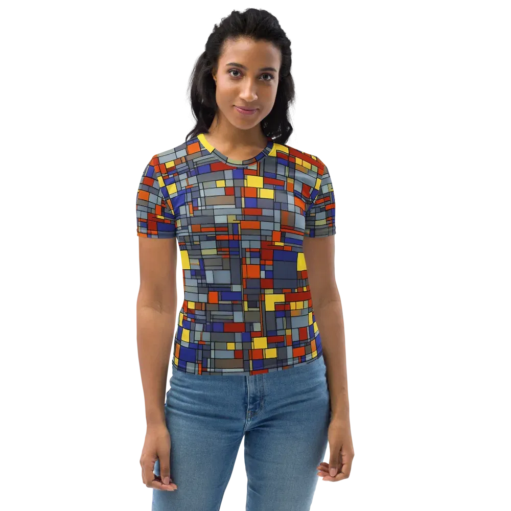 Cobalt City on Women's Crew Neck T-Shirt — Front