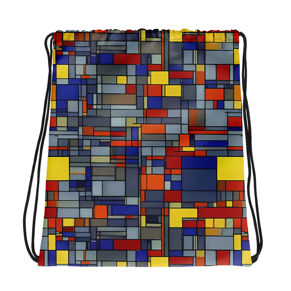 Cobalt City on Drawstring Bag — Photo