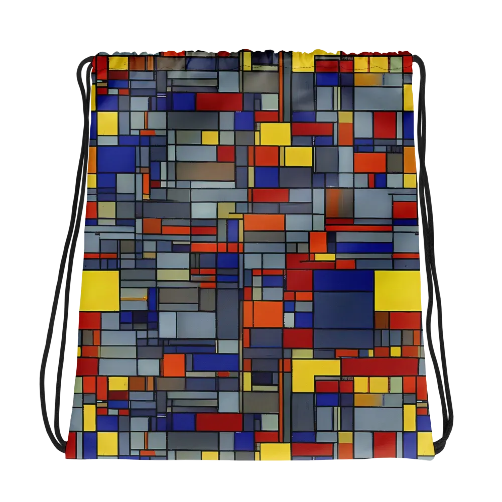 Cobalt City on Drawstring Bag — Photo