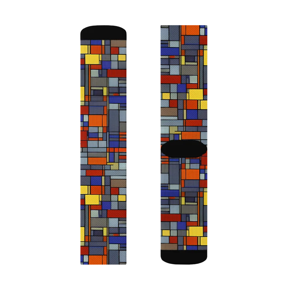 Cobalt City on Socks — Left Sock