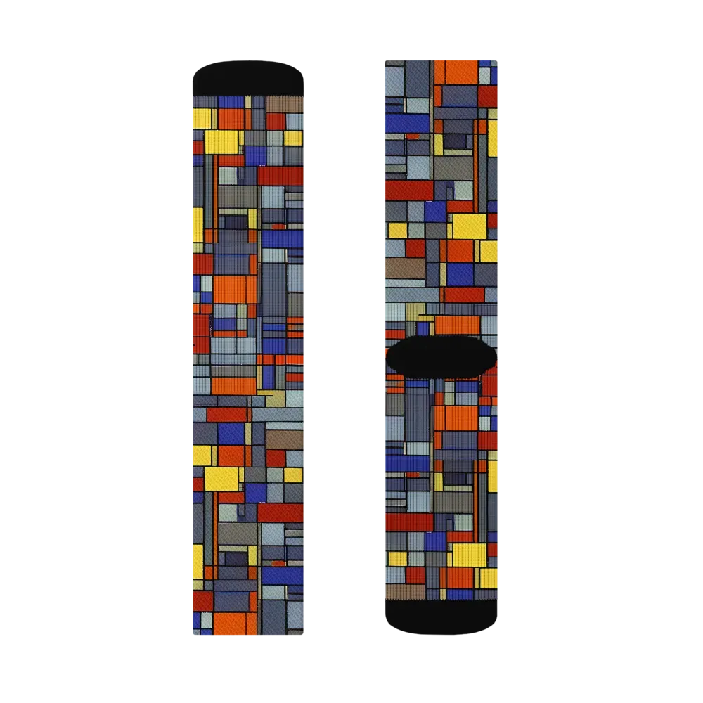 Cobalt City on Socks — Right Sock
